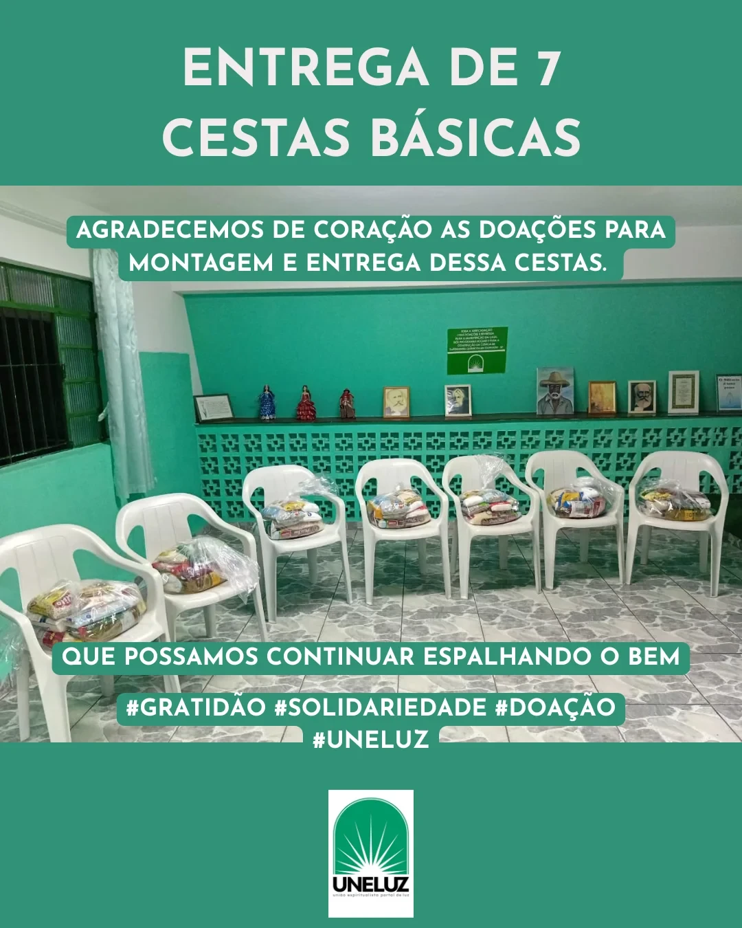 uneluz doação cesta basica